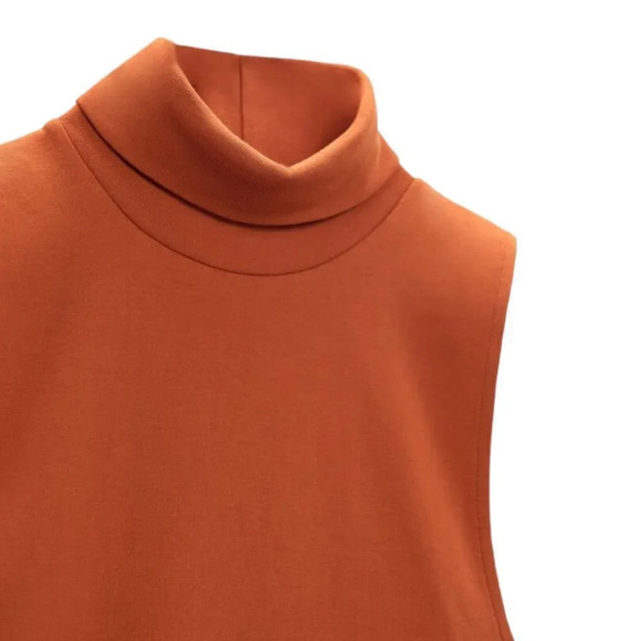ZARA | Orange | HALTER DRESS - Picture 4 of 6